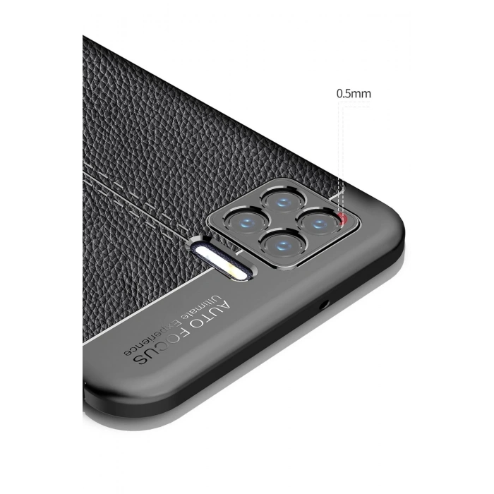 Newface Oppo A73 Kılıf Auto Focus Kapak - Siyah