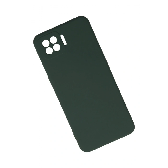 Newface Oppo A73 Kılıf Nano içi Kadife Silikon - Koyu Yeşil