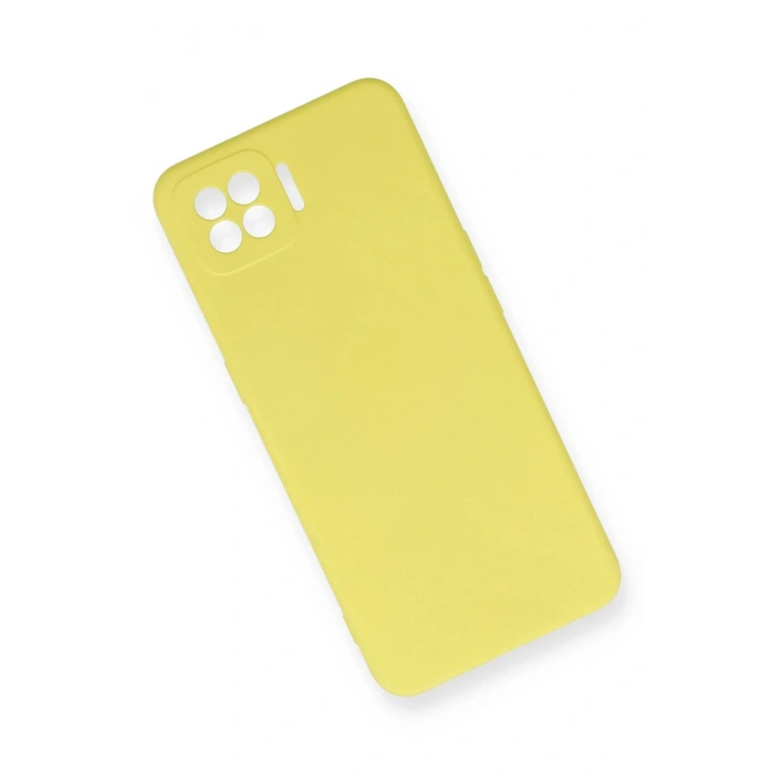 Newface Oppo A73 Kılıf Nano içi Kadife Silikon - Sarı