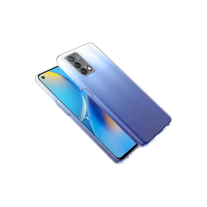Newface Oppo A74 4G Kılıf Lüx Şeffaf Silikon