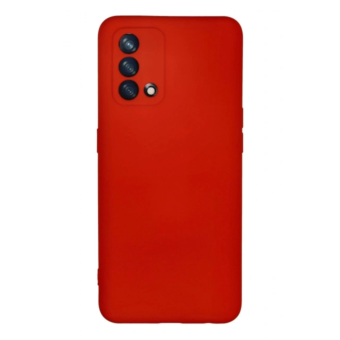 Newface Oppo A74 4G Kılıf Nano içi Kadife Silikon - Kırmızı