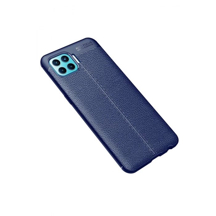 Newface Oppo Reno 4 Lite Kılıf Auto Focus Kapak - Lacivert