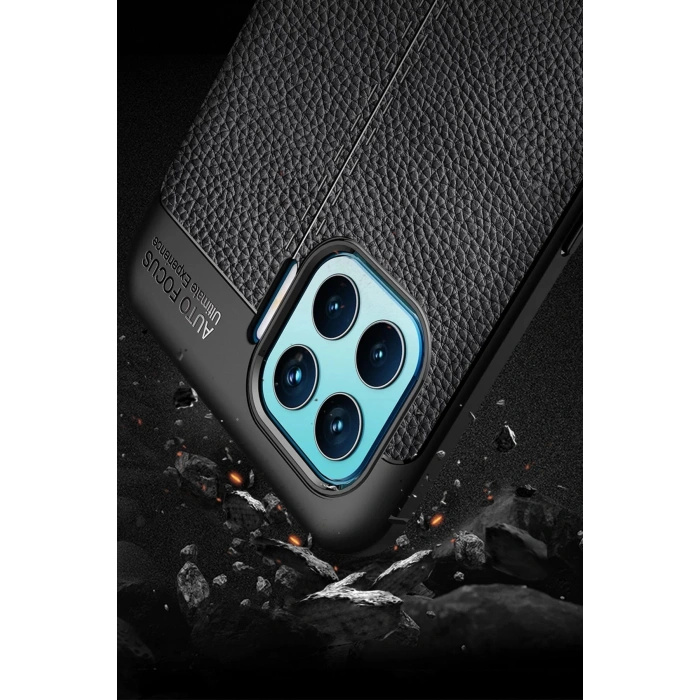 Newface Oppo Reno 4 Lite Kılıf Auto Focus Kapak - Siyah