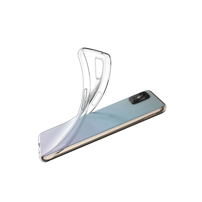 Newface Oppo Reno 4 Lite Kılıf Lüx Şeffaf Silikon - Şeffaf
