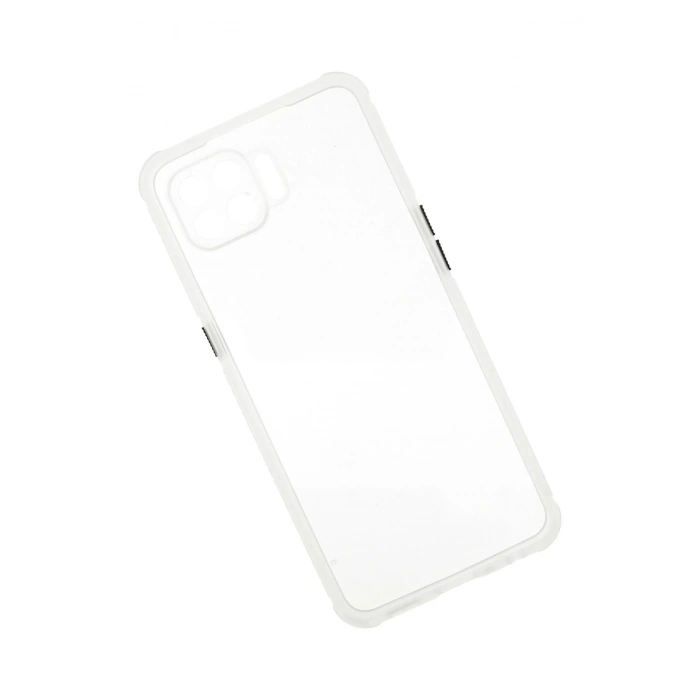 Newface Oppo Reno 4 Lite Kılıf Miami Şeffaf Silikon - Şeffaf