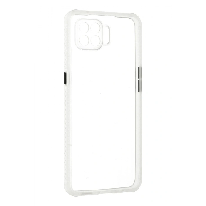 Newface Oppo Reno 4 Lite Kılıf Miami Şeffaf Silikon - Şeffaf