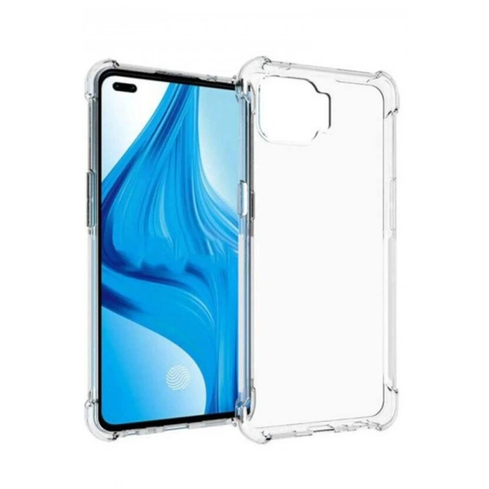 Newface Oppo Reno 4 Lite Kılıf Olex Tpu Silikon - Şeffaf