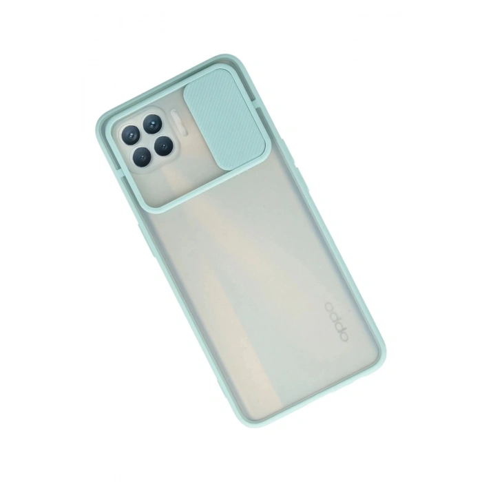 Newface Oppo Reno 4 Lite Kılıf Palm Buzlu Kamera Sürgülü Silikon uaz