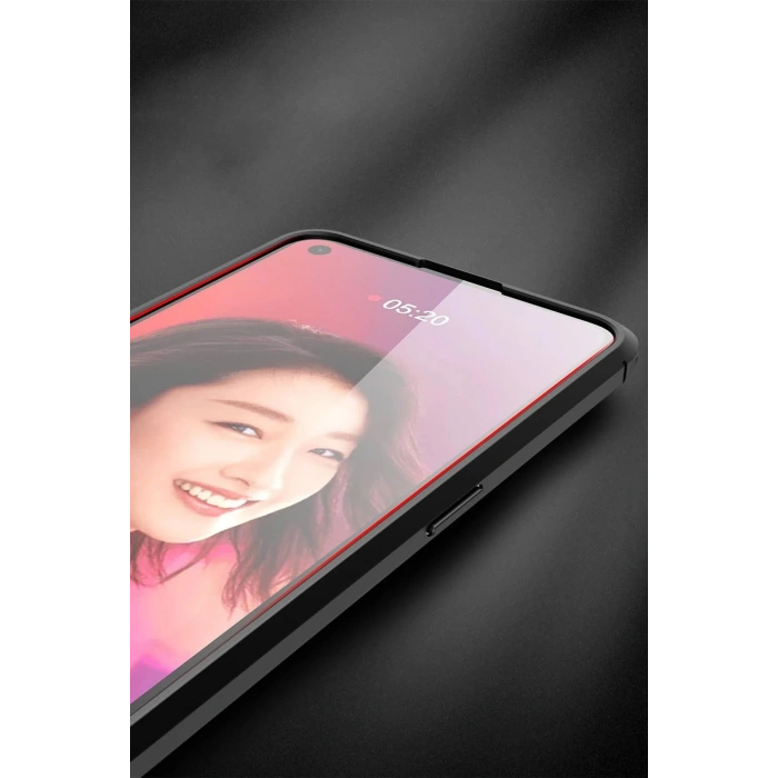 Newface Oppo Reno 5 Kılıf Auto Focus Kapak - Kırmızı