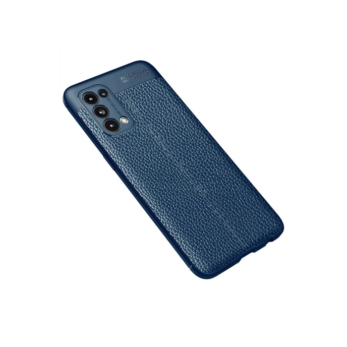 Newface Oppo Reno 5 Kılıf Auto Focus Kapak - Lacivert