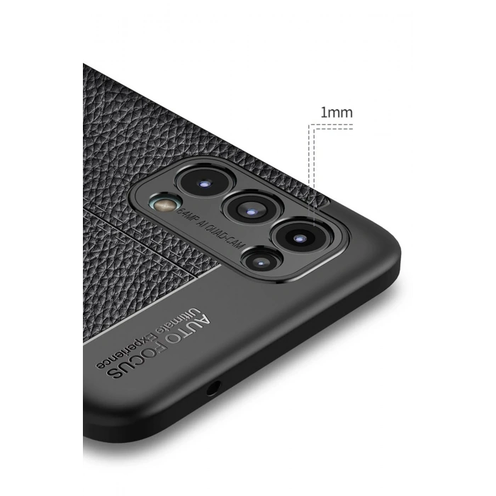 Newface Oppo Reno 5 Kılıf Auto Focus Kapak - Lacivert