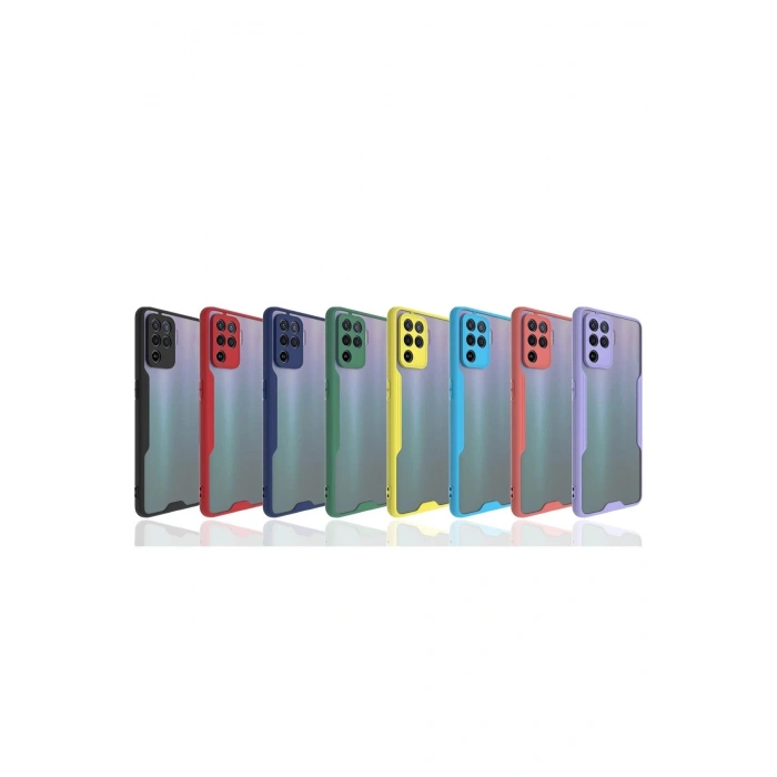 Newface Oppo Reno 5 Lite Kılıf Platin Silikon - Sarı