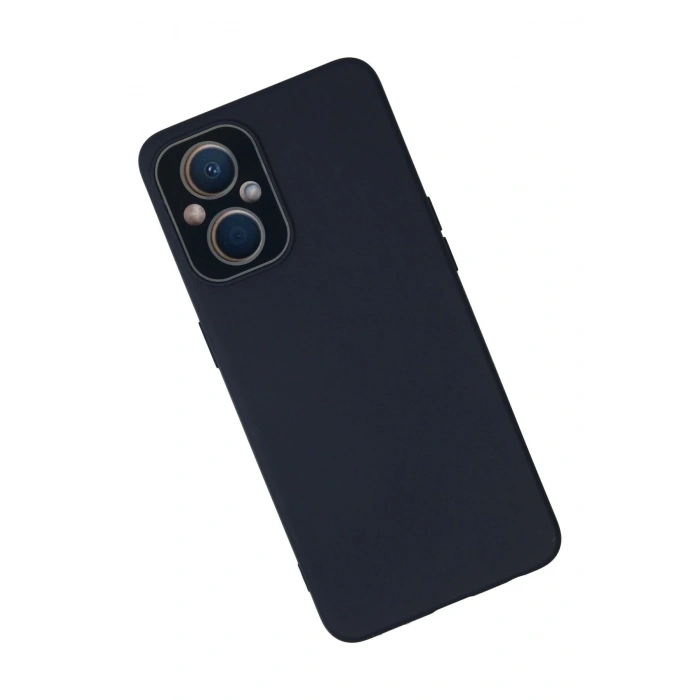 Newface Oppo Reno 7 Lite Kılıf Lansman Glass Kapak - Lacivert