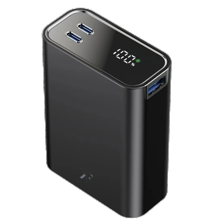 Newface PW501 20.000 mAh Dijital Göstergeli 2 Adet 45W Type-C ve 22.5W USB Çıkışlı Şarj PD Hızlı Şarj Magsafe Powerbank - Siyah