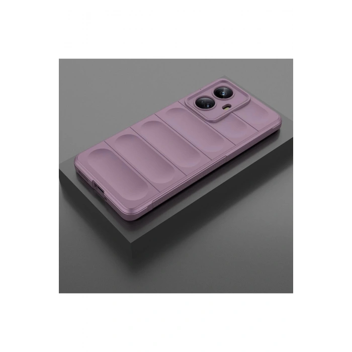 Newface Realme 10 Pro 5G Kılıf Optimum Silikon - Mor