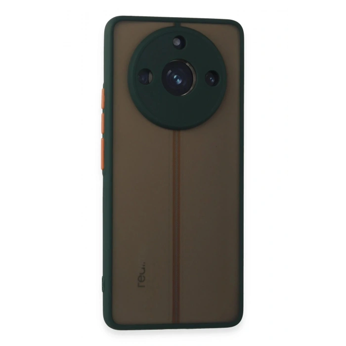 Newface Realme 11 Pro Kılıf Montreal Silikon Kapak - Yeşil
