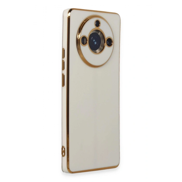 Newface Realme 11 Pro Kılıf Volet Silikon - Beyaz