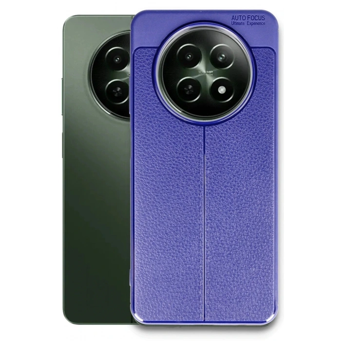 Newface Realme 12 5G Kılıf Auto Focus Kapak - Lacivert