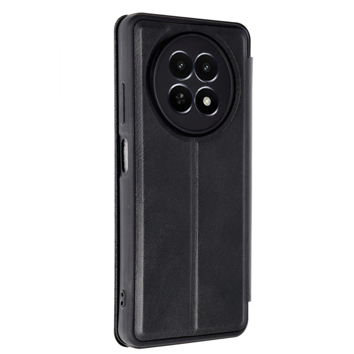 Newface Realme 12 5G Kılıf Flip Cover - Siyah