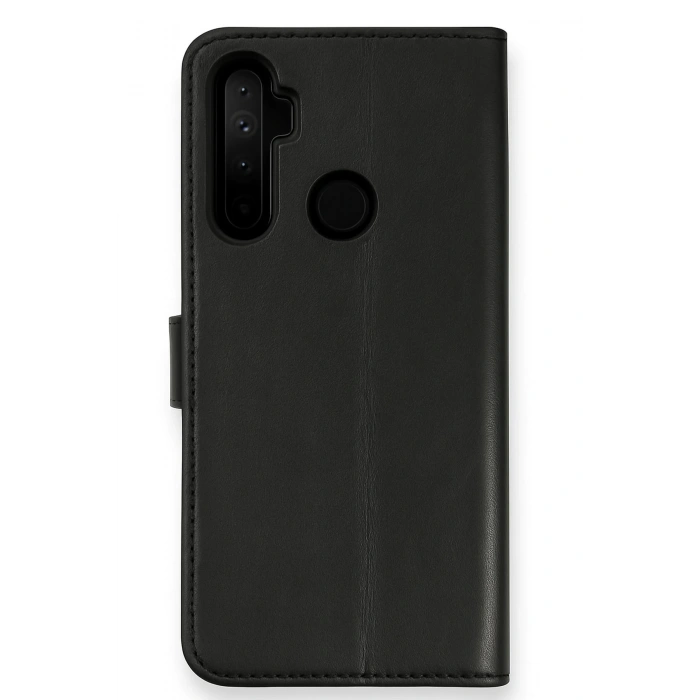 Newface Realme 6i Kılıf Trend S Plus Kapaklı Kılıf - Siyah