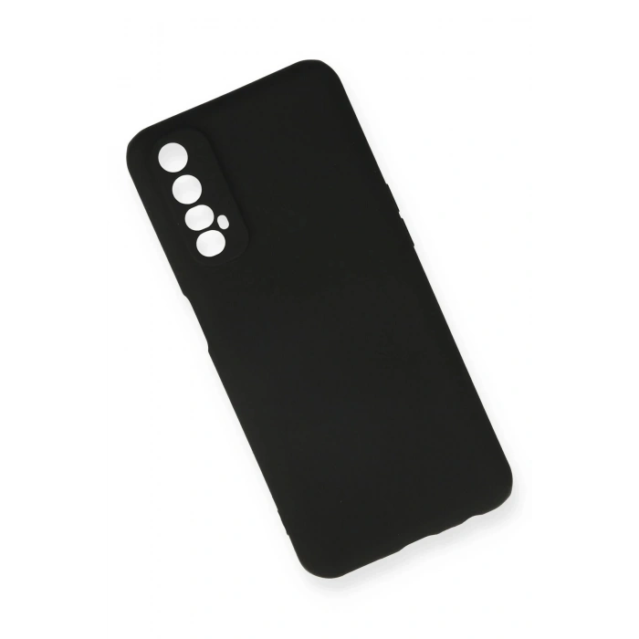 Newface Realme 7 Kılıf First Silikon - Siyah