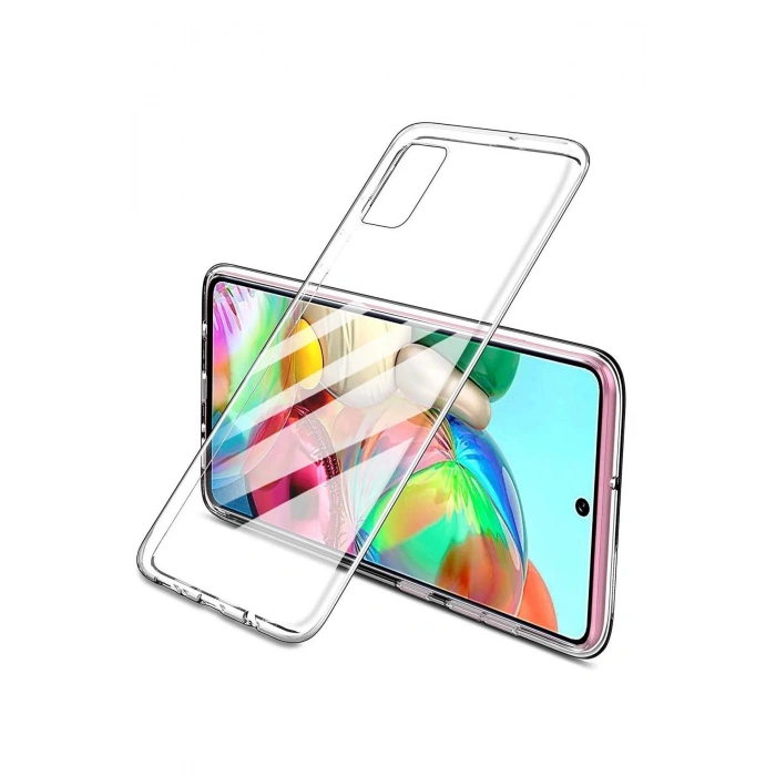 Newface Realme 7 Pro Kılıf Lüx Şeffaf Silikon - Şeffaf