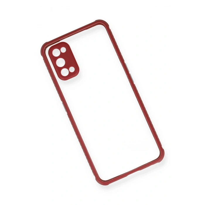 Newface Realme 7 Pro Kılıf Miami Şeffaf Silikon - Fuşya