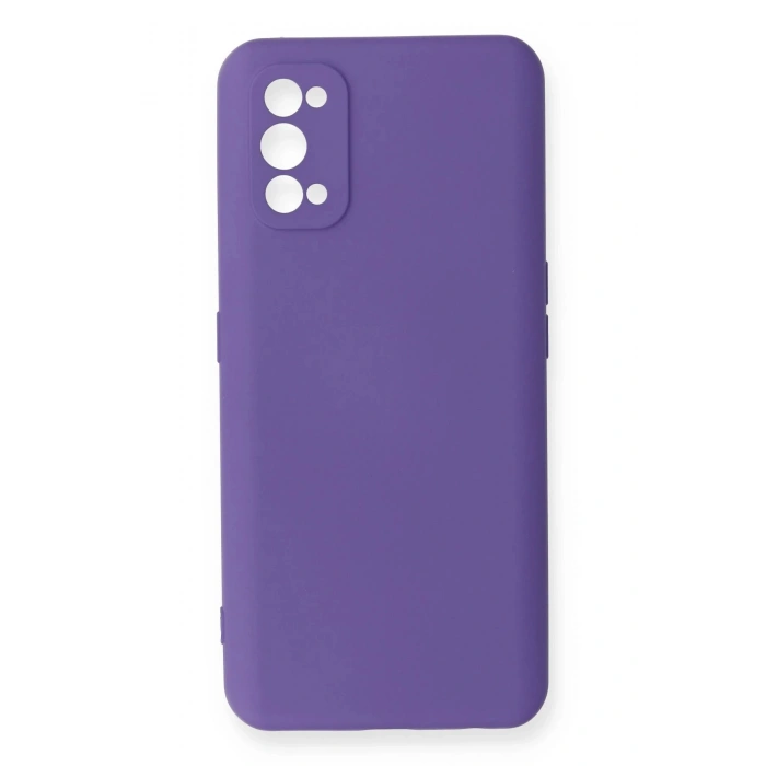 Newface Realme 7 Pro Kılıf Nano içi Kadife Silikon - Mor