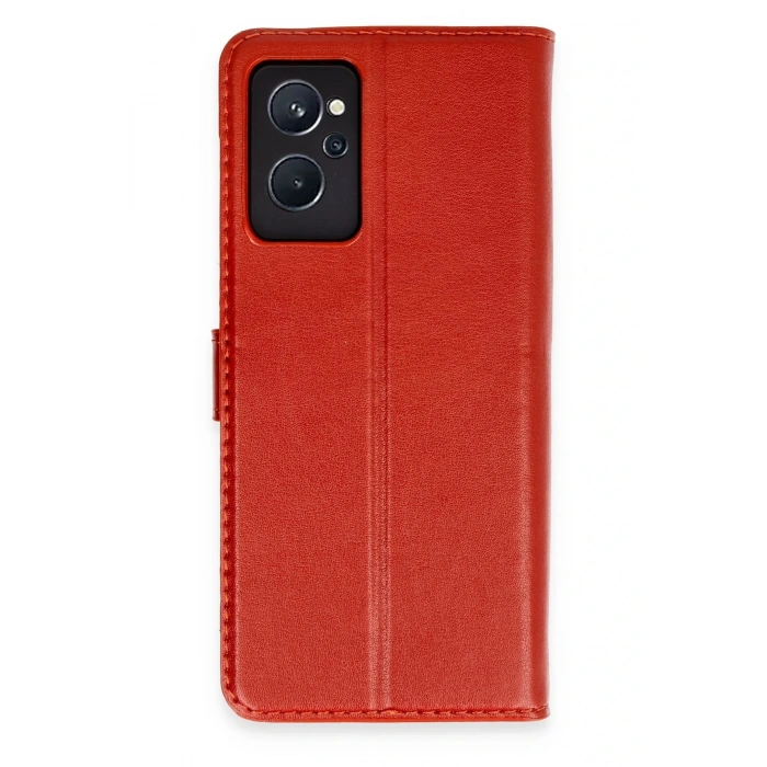 Newface Realme 9i Trend S Plus Kapaklı Kılıf - Kırmızı