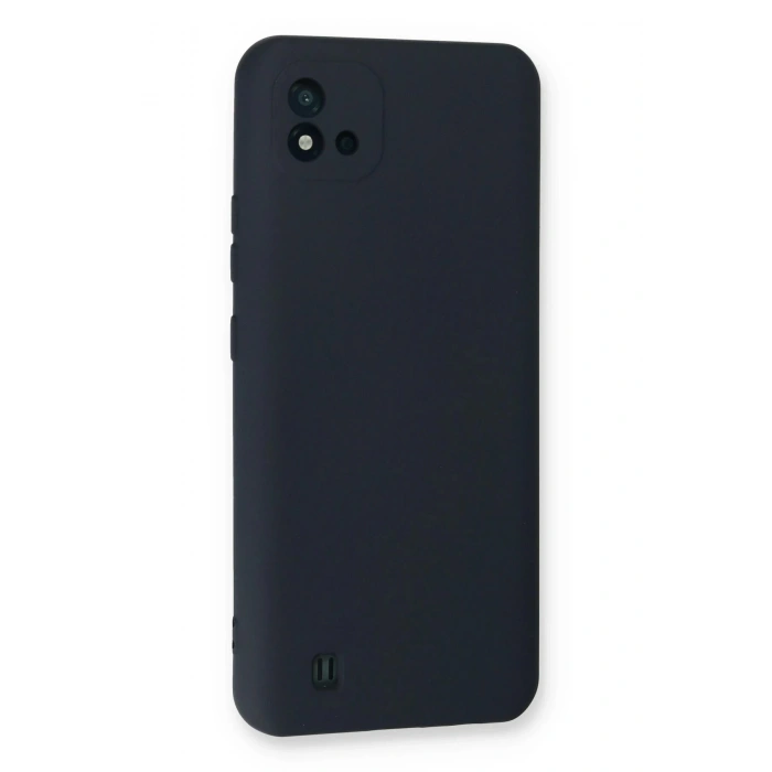 Newface Realme C11 2021 Kılıf Nano içi Kadife Silikon - Lacivert