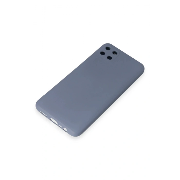 Newface Realme C11 Kılıf Nano içi Kadife Silikon - Gri