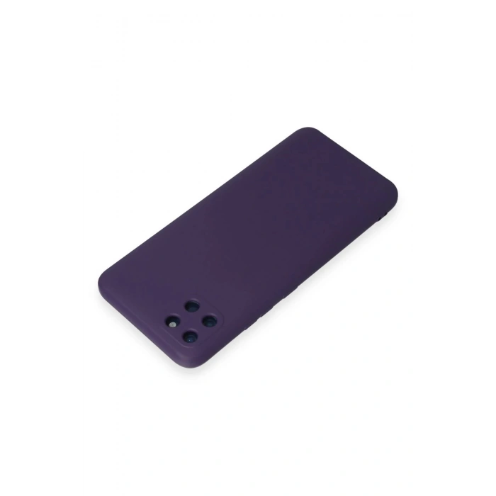 Newface Realme C11 Kılıf Nano içi Kadife Silikon - Mor