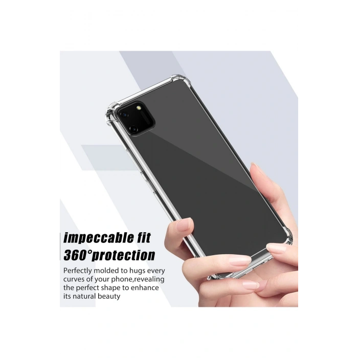 Newface Realme C11 Kılıf Olex Tpu Silikon - Şeffaf