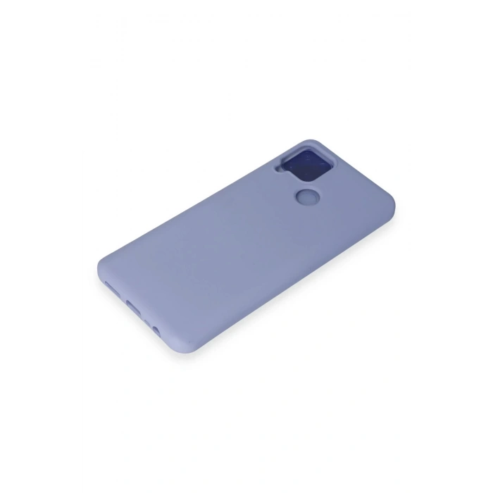 Newface Realme C15 Kılıf Nano içi Kadife Silikon - Lila