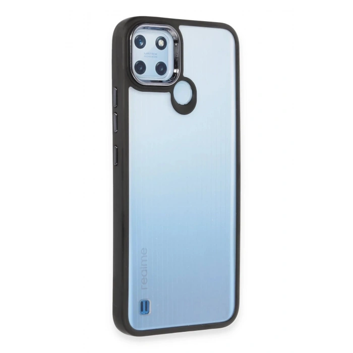 Newface Realme C21Y Kılıf Dora Kapak - Siyah