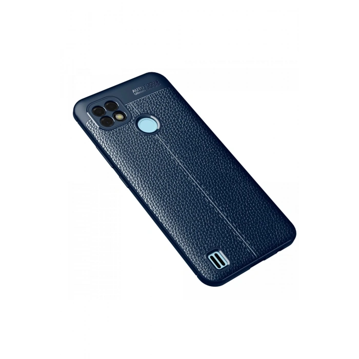 Newface Realme C25 Kılıf Auto Focus Kapak - Lacivert