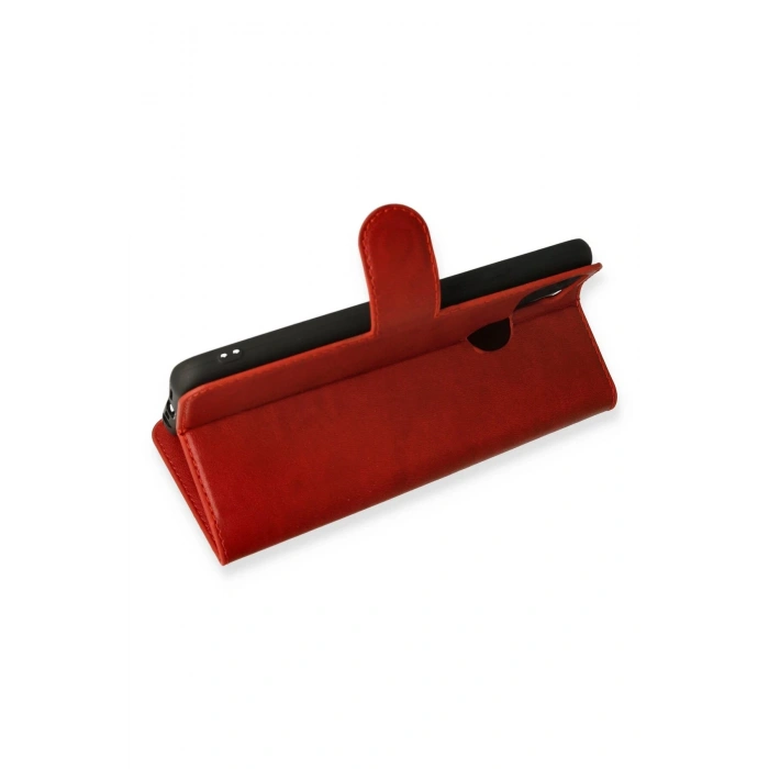 Newface Realme C25 Kılıf Trend S Plus Kapaklı Kılıf - Kırmızı