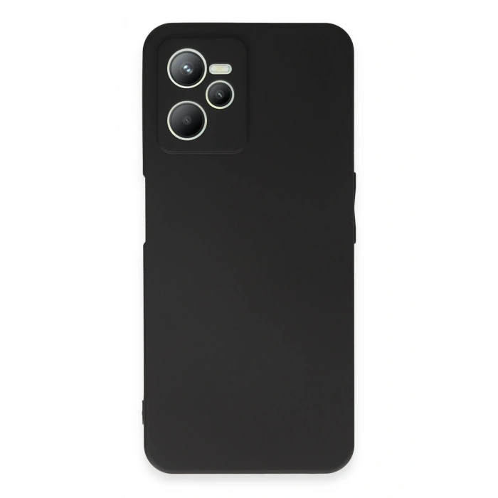 Newface Realme C35 Kılıf First Silikon - Siyah