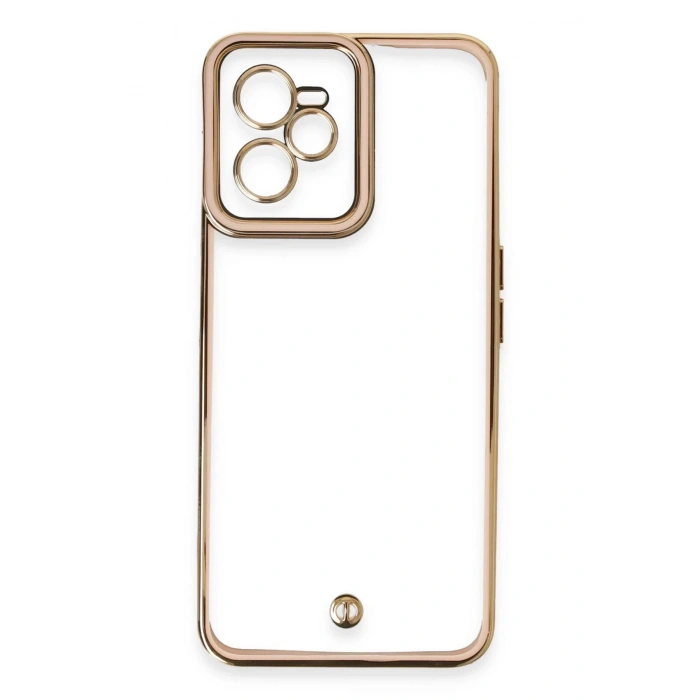 Newface Realme C35 Kılıf Liva Lens Silikon - Pudra