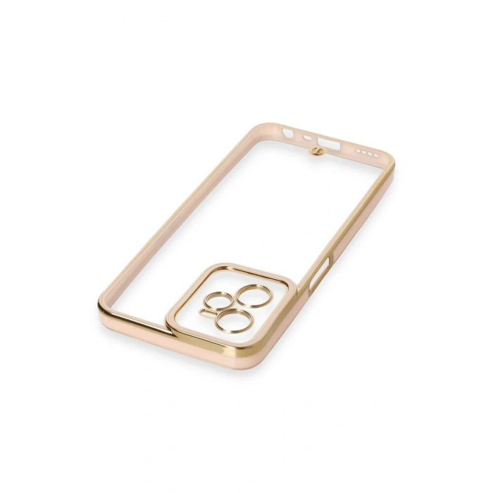 Newface Realme C35 Kılıf Liva Lens Silikon - Pudra