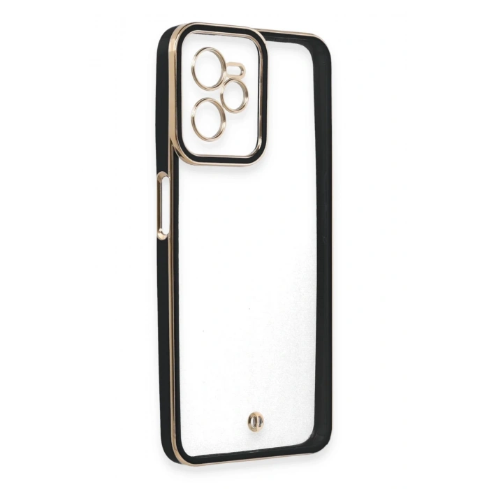 Newface Realme C35 Kılıf Liva Lens Silikon - Siyah