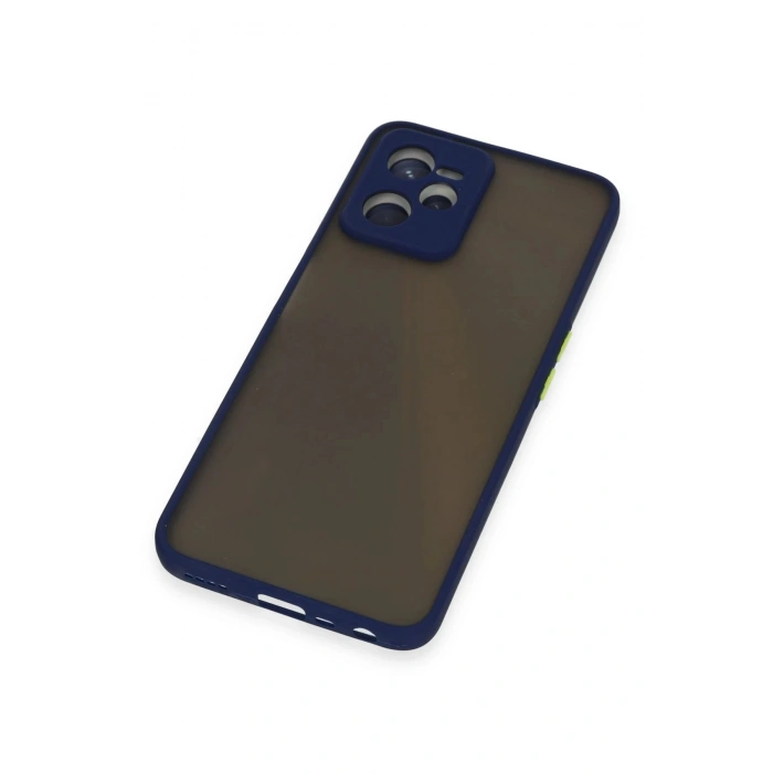 Newface Realme C35 Kılıf Montreal Silikon Kapak - Lacivert