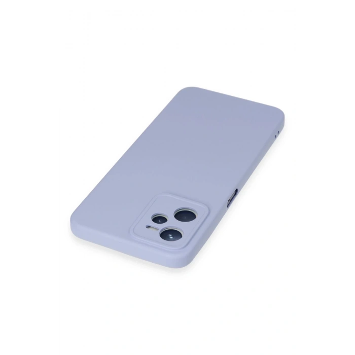 Newface Realme C35 Kılıf Nano içi Kadife Silikon - Lila