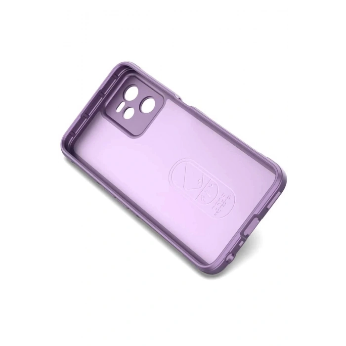 Newface Realme C35 Kılıf Optimum Silikon - Mor