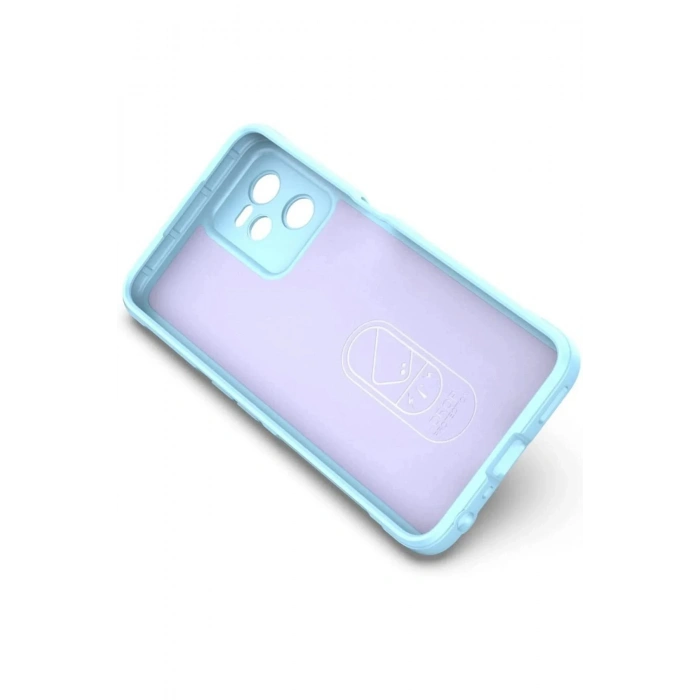 Newface Realme C35 Kılıf Optimum Silikon - Sky Blue