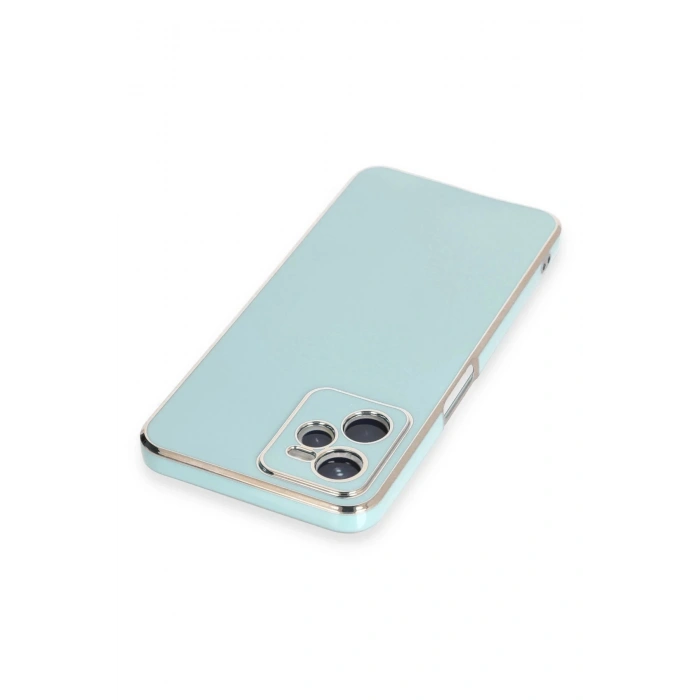 Newface Realme C35 Kılıf Volet Silikon - Açık Yeşil