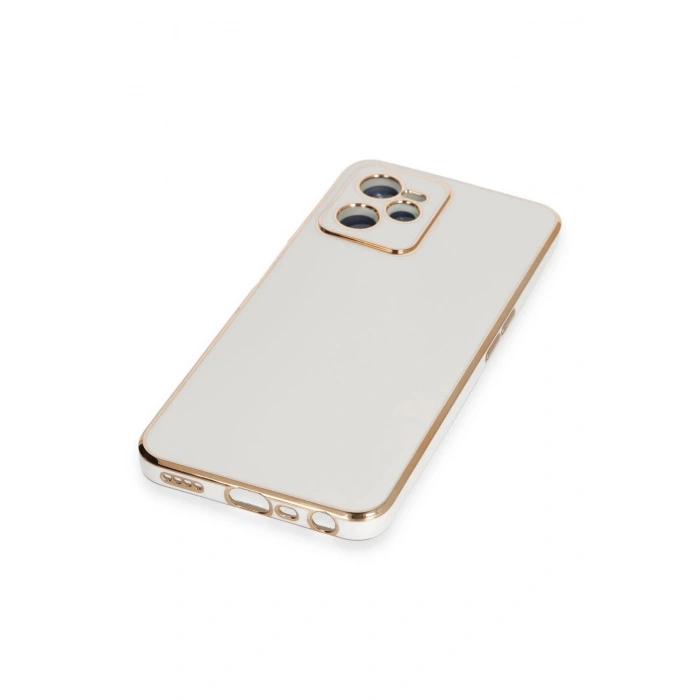 Newface Realme C35 Kılıf Volet Silikon - Beyaz