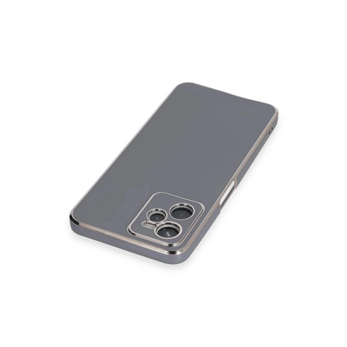 Newface Realme C35 Kılıf Volet Silikon - Mavi