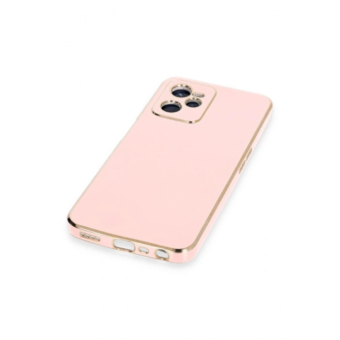 Newface Realme C35 Kılıf Volet Silikon - Pembe