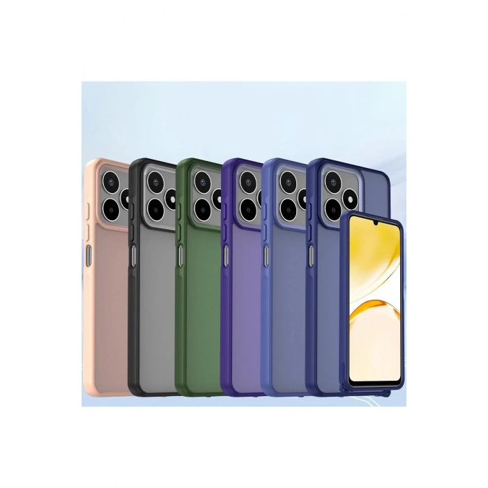 Newface Realme C53 Kılıf Elegant Kapak - Derin Mor